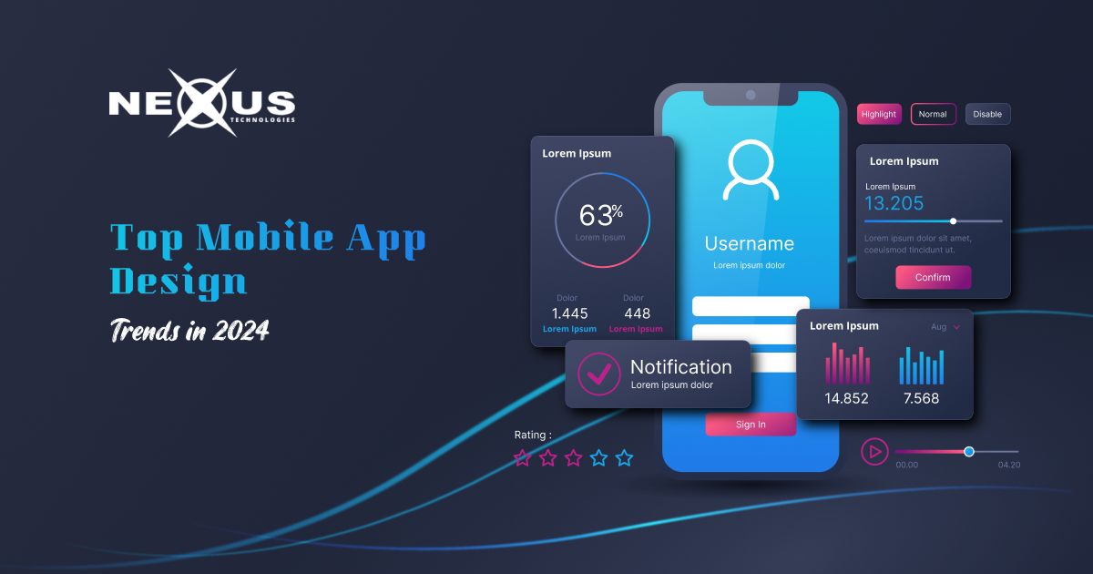 Top Mobile App Design Trends in 2024